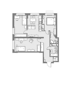 3-к квартира, вторичка, 81м2, 17/22 этаж