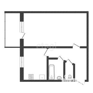 1-к квартира, вторичка, 32м2, 5/5 этаж