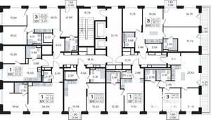 1-к квартира, вторичка, 44м2, 7/13 этаж