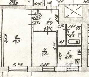 2-к квартира, вторичка, 40м2, 7/7 этаж