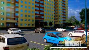 1-к квартира, строящийся дом, 44м2, 6/15 этаж