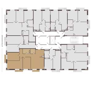 3-к квартира, строящийся дом, 89м2, 6/8 этаж