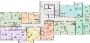 2-к квартира, вторичка, 54м2, 17/25 этаж