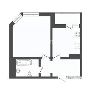 1-к квартира, вторичка, 39м2, 8/21 этаж