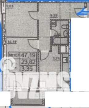 2-к квартира, вторичка, 47м2, 11/21 этаж