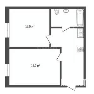 2-к квартира, вторичка, 40м2, 3/9 этаж