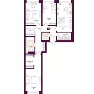 3-к квартира, вторичка, 88м2, 11/12 этаж