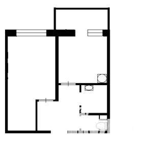 2-к квартира, вторичка, 45м2, 5/5 этаж