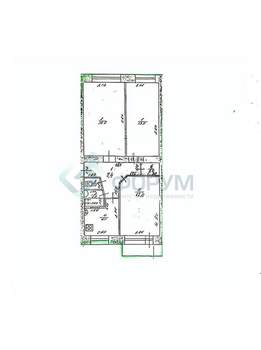3-к квартира, вторичка, 63м2, 4/5 этаж
