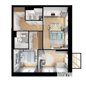 2-к квартира, вторичка, 57м2, 5/25 этаж