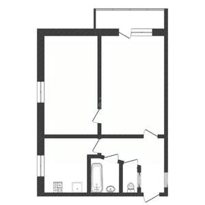 2-к квартира, вторичка, 41м2, 2/5 этаж