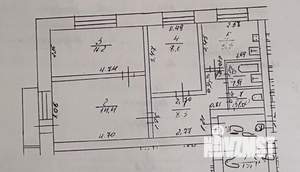 3-к квартира, вторичка, 51м2, 3/5 этаж