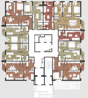 1-к квартира, строящийся дом, 45м2, 1/15 этаж