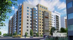 2-к квартира, строящийся дом, 53м2, 9/9 этаж