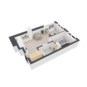 1-к квартира, вторичка, 50м2, 11/24 этаж