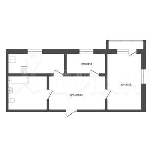2-к квартира, вторичка, 40м2, 2/5 этаж