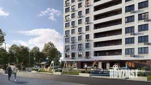 1-к квартира, строящийся дом, 38м2, 3/18 этаж