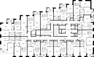 1-к квартира, вторичка, 49м2, 13/32 этаж