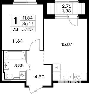 Фото квартиры на продажу (1)