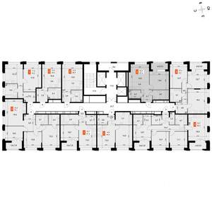 2-к квартира, вторичка, 50м2, 12/16 этаж