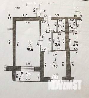 1-к квартира, вторичка, 45м2, 10/11 этаж