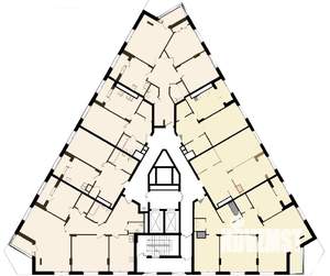 3-к квартира, строящийся дом, 96м2, 16/21 этаж