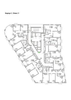 Студия квартира, вторичка, 27м2, 21/24 этаж