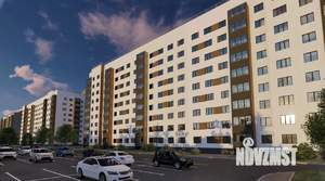 3-к квартира, строящийся дом, 77м2, 1/9 этаж