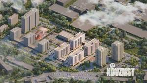 2-к квартира, строящийся дом, 60м2, 4/17 этаж