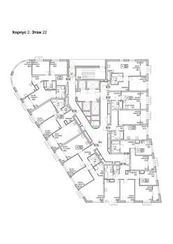 3-к квартира, вторичка, 84м2, 22/24 этаж