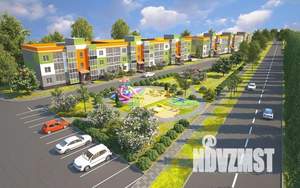 1-к квартира, строящийся дом, 42м2, 3/3 этаж