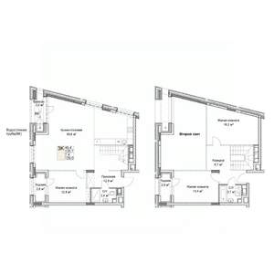 Студия квартира, вторичка, 129м2, 4/9 этаж