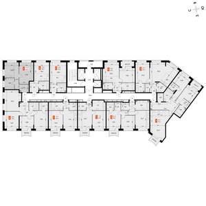 1-к квартира, вторичка, 45м2, 2/16 этаж