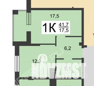 1-к квартира, вторичка, 42м2, 4/8 этаж