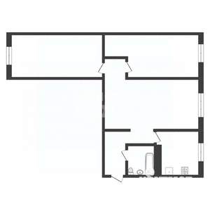 3-к квартира, вторичка, 61м2, 1/5 этаж