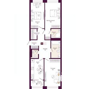 3-к квартира, вторичка, 94м2, 7/25 этаж