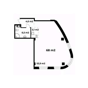 1-к квартира, вторичка, 69м2, 6/6 этаж