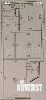 2-к квартира, вторичка, 53м2, 7/10 этаж