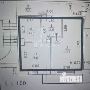 1-к квартира, вторичка, 28м2, 2/3 этаж