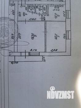2-к квартира, вторичка, 39м2, 5/5 этаж