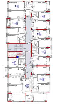 3-к квартира, сданный дом, 79м2, 3/4 этаж