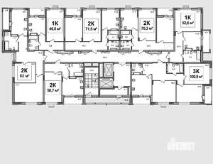 3-к квартира, строящийся дом, 103м2, 11/17 этаж