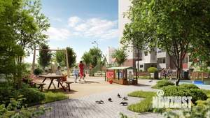 2-к квартира, вторичка, 53м2, 1/9 этаж