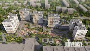 2-к квартира, строящийся дом, 53м2, 5/14 этаж