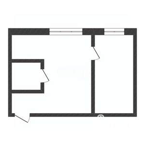 1-к квартира, вторичка, 25м2, 1/9 этаж