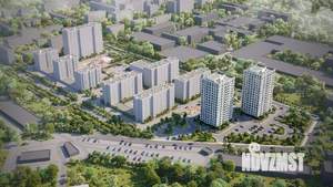 3-к квартира, строящийся дом, 72м2, 2/17 этаж