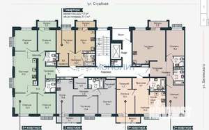 1-к квартира, сданный дом, 52м2, 2/9 этаж