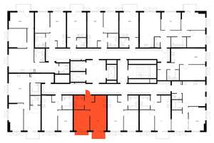 1-к квартира, вторичка, 35м2, 9/25 этаж