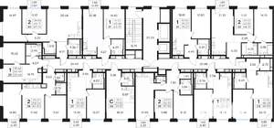 2-к квартира, вторичка, 55м2, 4/13 этаж