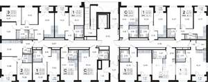 2-к квартира, вторичка, 45м2, 1/9 этаж